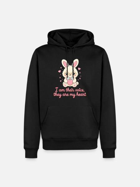 Sprachtherapeut für Sonderpädagogen - Männer Premium Bio Hoodie - Schwarz