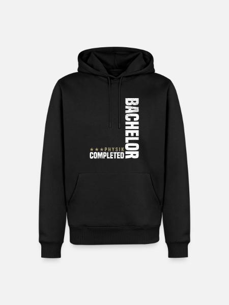 Bachelor Physik - Männer Premium Bio Hoodie - Schwarz