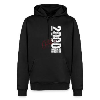 26. Geburtstag Geschenk Mann Original Oktober 2000 - Männer Premium Bio Hoodie - Schwarz - Vorne - Nico (187cm)