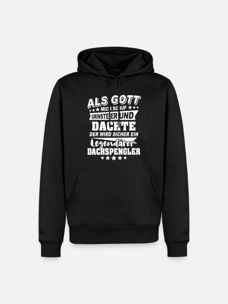 Dachspengler - Männer Premium Bio Hoodie - Schwarz