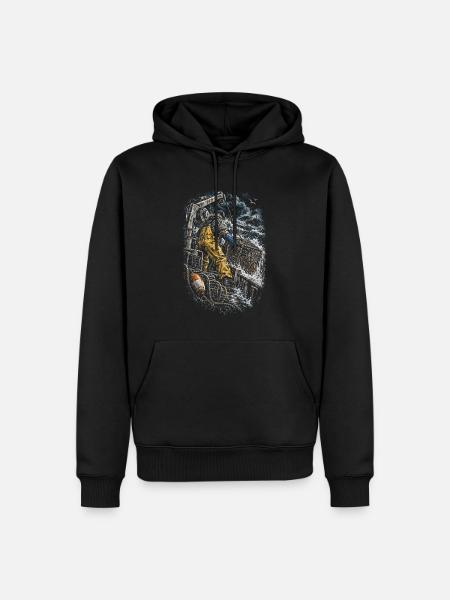 Hummerfänger Hummerfischer - Männer Premium Bio Hoodie - Schwarz