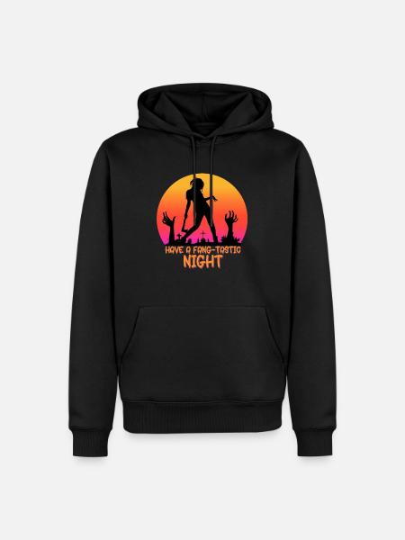 Have A Fang Tastic Night - Men’s Premium Organic Hoodie - black