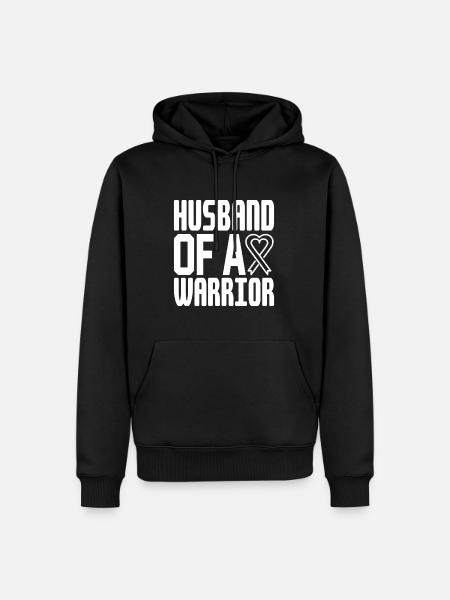 Mari d’un guerrier - Sweat à capuche Premium bio Homme - noir
