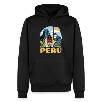 South America Lima Holiday Travel to Peru - Männer Premium Bio Hoodie - Schwarz - Vorne - Nico (187cm)
