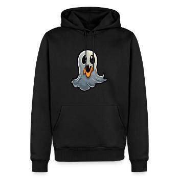 Horror Halloween Geisterkostüm Süßes Halloween - Männer Premium Bio Hoodie - Schwarz - Vorne - Nico (187cm)