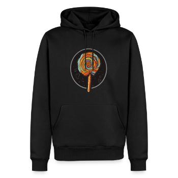 Sweet tooth October season Halloween candy - Men’s Premium Organic Hoodie - black - Front - Nico (187cm)