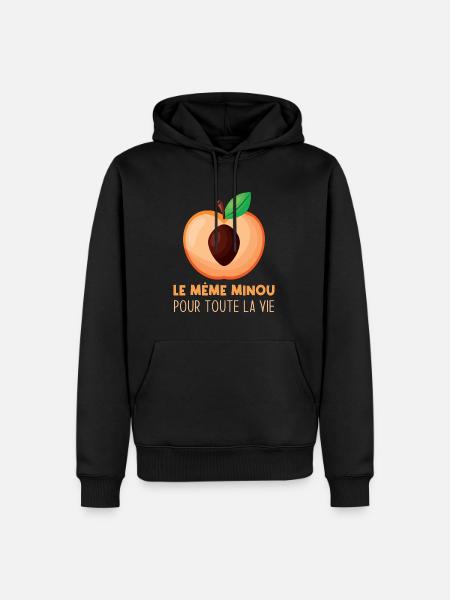 EVG Marié Futur - Sweat à capuche Premium bio Homme - noir
