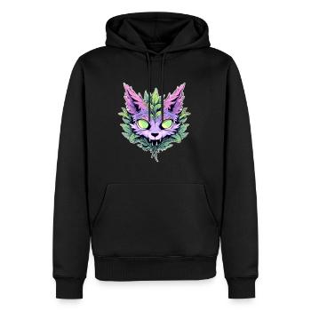 Electronic Music EDM Festival Psychedelic Rave - Männer Premium Bio Hoodie - Schwarz - Vorne - Nico (187cm)