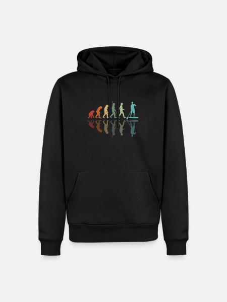 Paddleboard Évolution - Sweat à capuche Premium bio Homme - noir
