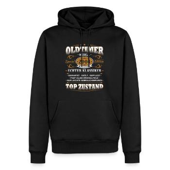 Vintage Car Year 2004 Vintage Birthday Gift - Men’s Premium Organic Hoodie - black - Front - Nico (187cm)