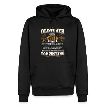 Oldtimer Baujahr 1994 Jahrgang Geburtstag Geschenk - Männer Premium Bio Hoodie - Schwarz - Vorne - Nico (187cm)