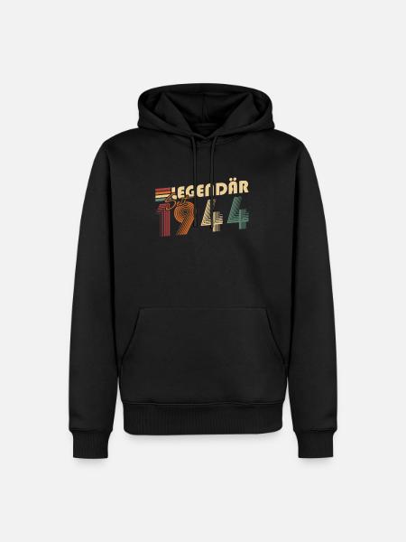 Legendary since 1944 - Men’s Premium Organic Hoodie - black