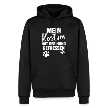 Mein Kostüm Hat Der Hund Gefressen - Männer Premium Bio Hoodie - Schwarz - Vorne - Nico (187cm)