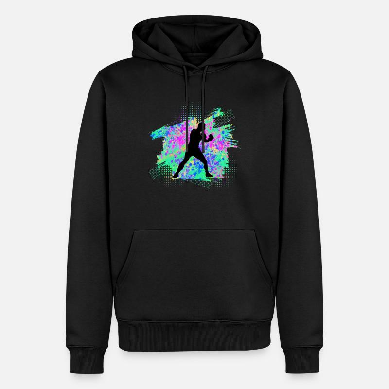 Boxe - Sweat à capuche Premium bio Homme - noir