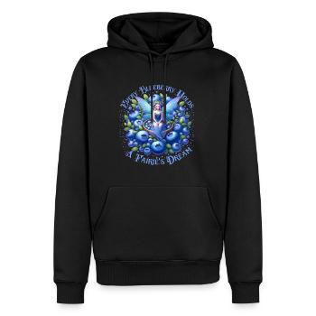 Magical Fairy Fruit Blueberry Dream Enchanting - Men’s Premium Organic Hoodie - black - Front - Nico (187cm)