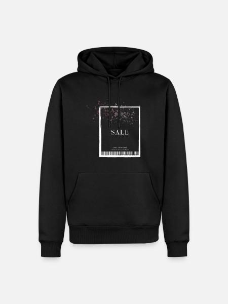 BLOOM - Männer Premium Bio Hoodie - Schwarz