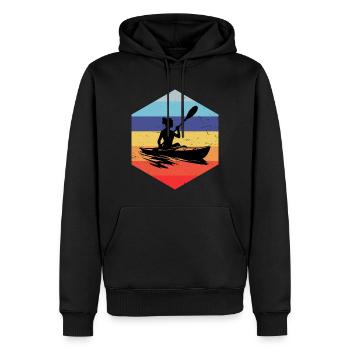 Kayak Femme Canoë Kayak Kayak Homme - Sweat à capuche Premium bio Homme - noir - Devant - Nico (187cm)