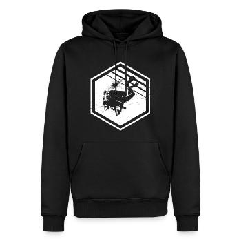 Scuba Tauchen Scuba Taucher Diving Taucher - Männer Premium Bio Hoodie - Schwarz - Vorne - Nico (187cm)