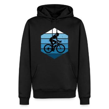 Radeln Radfahren Radfahrer Bike Mtb Fahrradfahren - Männer Premium Bio Hoodie - Schwarz - Vorne - Nico (187cm)
