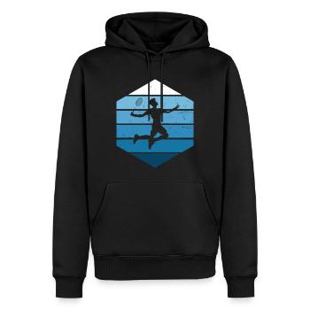 Men's Squash Badminton Badminton Women's Badmintons - Men’s Premium Organic Hoodie - black - Front - Nico (187cm)