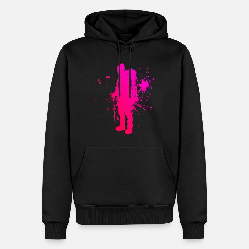 Grimpeurs Escalade Grimpeurs Hommes Bloc - Sweat à capuche Premium bio Homme - noir