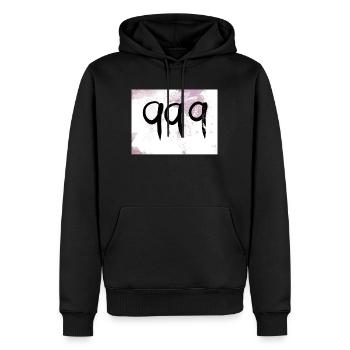 999 T-Shirts - Männer Premium Bio Hoodie - Schwarz - Vorne - Nico (187cm)