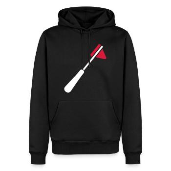 Reflex hammer knee hammer medicine gift - Men’s Premium Organic Hoodie - black - Front - Nico (187cm)