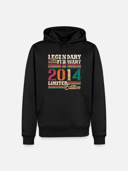 Legendary February 2014 limited edition - Men’s Premium Organic Hoodie - black