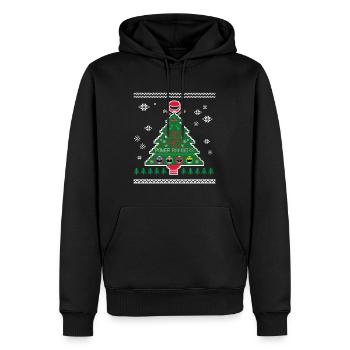 Power Rangers Ugly Christmas Christmas Tree - Men’s Premium Organic Hoodie - black - Front - Nico (187cm)