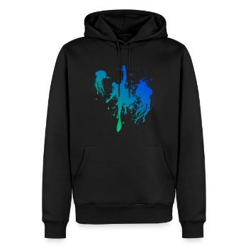 Taucher Diver Herren Free Dive Scuba Taucher - Männer Premium Bio Hoodie - Schwarz - Vorne - Nico (187cm)