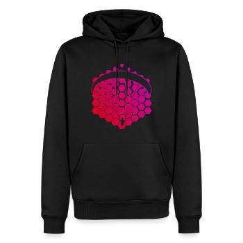 Paraglider Gleitschirm Paragleiten Damen - Männer Premium Bio Hoodie - Schwarz - Vorne - Nico (187cm)