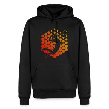 Volleyball Volleyballspielen Volleyballer - Männer Premium Bio Hoodie - Schwarz - Vorne - Nico (187cm)