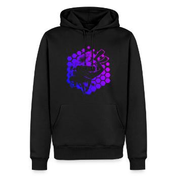 Plongée Femmes Plongeur Hommes Plongeur Plongeur - Sweat à capuche Premium bio Homme - noir - Devant - Nico (187cm)