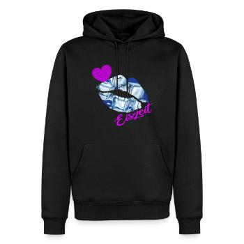Eisbader Winterschwimmer-saison Eiszeit Kneipp - Männer Premium Bio Hoodie - Schwarz - Vorne - Nico (187cm)