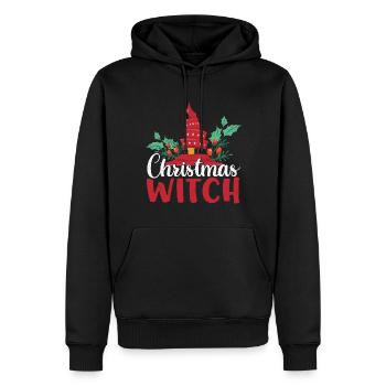 Christmas Witch Christmas Gifts - Men’s Premium Organic Hoodie - black - Front - Nico (187cm)