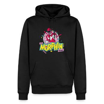 Power Rangers It's Morphin Time! - Men’s Premium Organic Hoodie - black - Front - Nico (187cm)