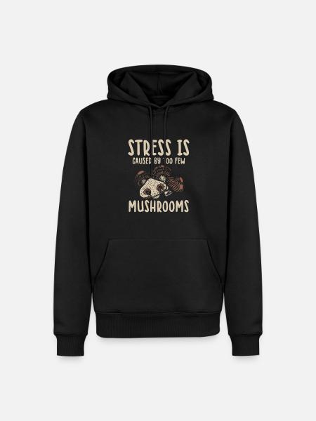 Mushroomer - Men’s Premium Organic Hoodie - black