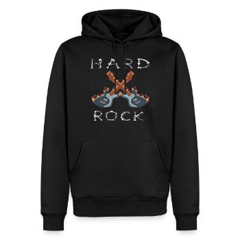 Musik Hardrock Heavy Metal Rock Konzert Festival - Männer Premium Bio Hoodie - Schwarz - Vorne - Nico (187cm)