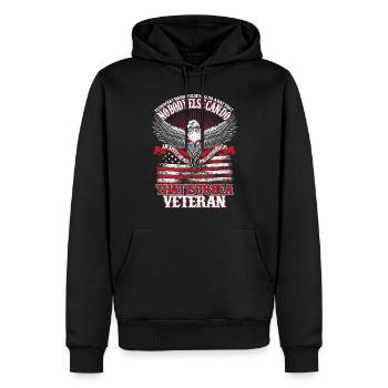 Amerikanischer Flagge USA United States Of America - Männer Premium Bio Hoodie - Schwarz - Vorne - Nico (187cm)