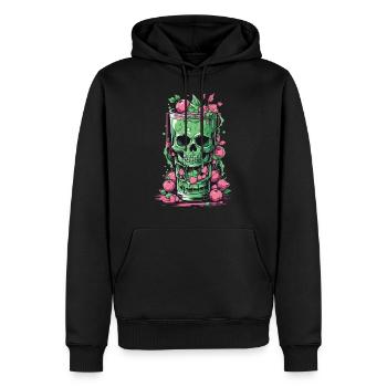 Gothic Gift Cocktail Magie Hexen Okkult Design - Männer Premium Bio Hoodie - Schwarz - Vorne - Nico (187cm)