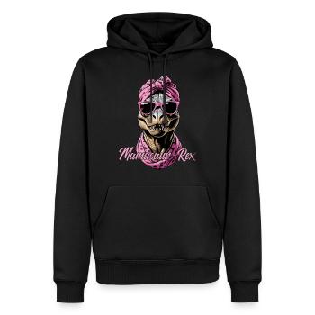 Mamasaur Rex Lustige coole Dinosaurier Mutter - Männer Premium Bio Hoodie - Schwarz - Vorne - Nico (187cm)