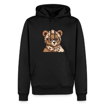 Lustiger Mama Bär Mutter Bärin Bärenliebhaber - Männer Premium Bio Hoodie - Schwarz - Vorne - Nico (187cm)