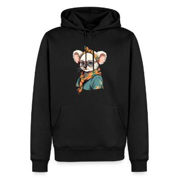 Drôle Koala Maman Mignon Fête Des Mères Amour - Sweat à capuche Premium bio Homme - noir - Devant - Nico (187cm)
