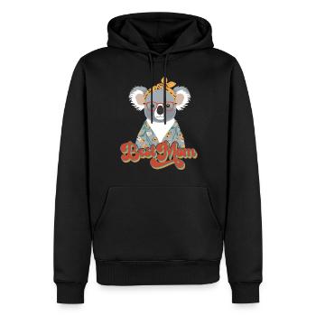 Lustige Koala Mutti Niedliche Mama Bär Liebhaber - Männer Premium Bio Hoodie - Schwarz - Vorne - Nico (187cm)