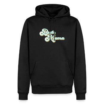 Beste Mama Stolze Mutter Lustige Mutti Design - Männer Premium Bio Hoodie - Schwarz - Vorne - Nico (187cm)