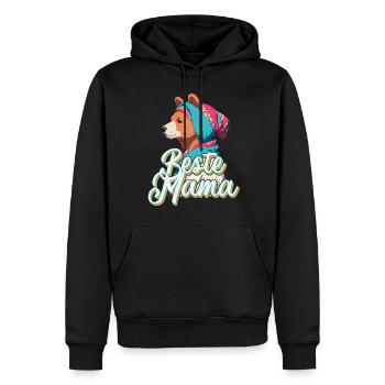 Beste Mama Lustige Muttertag Design Highlights - Männer Premium Bio Hoodie - Schwarz - Vorne - Nico (187cm)