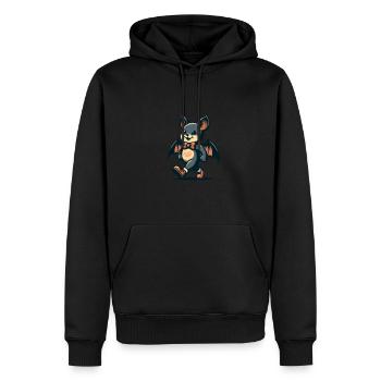 Lustige Halloween Party Gruselige Spooky Saison - Männer Premium Bio Hoodie - Schwarz - Vorne - Nico (187cm)