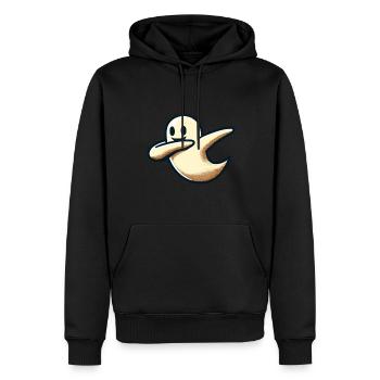 Lustiger Halloween Party Spuk Saison - Männer Premium Bio Hoodie - Schwarz - Vorne - Nico (187cm)