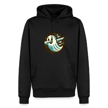 Lustiger Halloween Party Gruselige Spuk Saison - Männer Premium Bio Hoodie - Schwarz - Vorne - Nico (187cm)