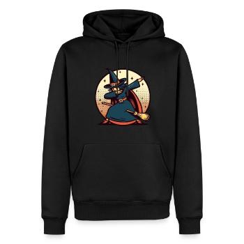 Dabbende Hexe Dabbing Hexen Design Halloween - Männer Premium Bio Hoodie - Schwarz - Vorne - Nico (187cm)